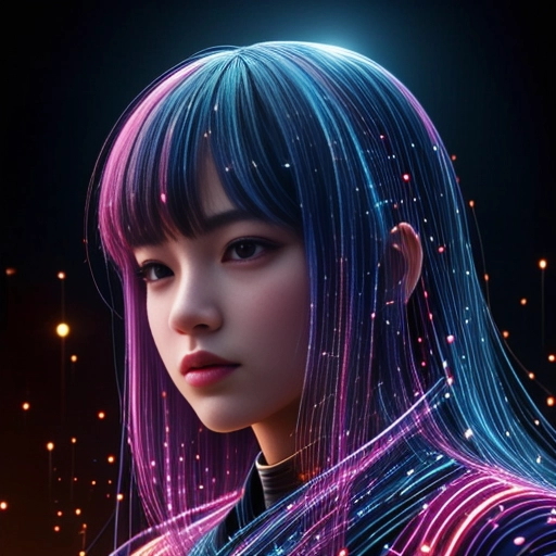 Pao mise en page internet vidéo illustration 3d serveur IA générative AI freelance paris studio de création magazines F2N1BKX0